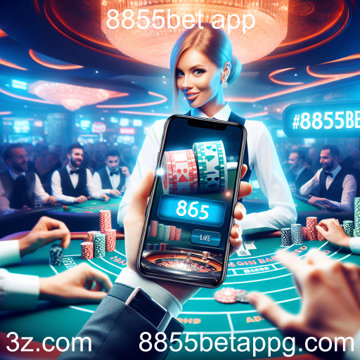 Descubra o Mundo 'Ao Vivo' do 8855bet App